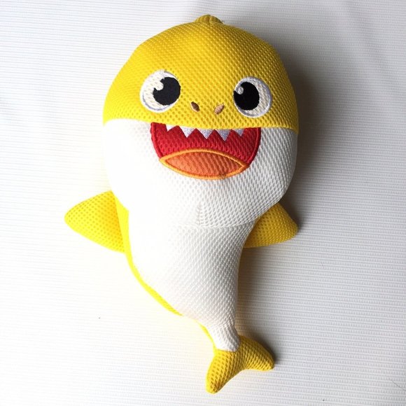 Nickelodeon Pinkfong Baby Shark Yellow Plush Stuffed Animal Fish 13” Flaw - Read - Picture 1 of 12